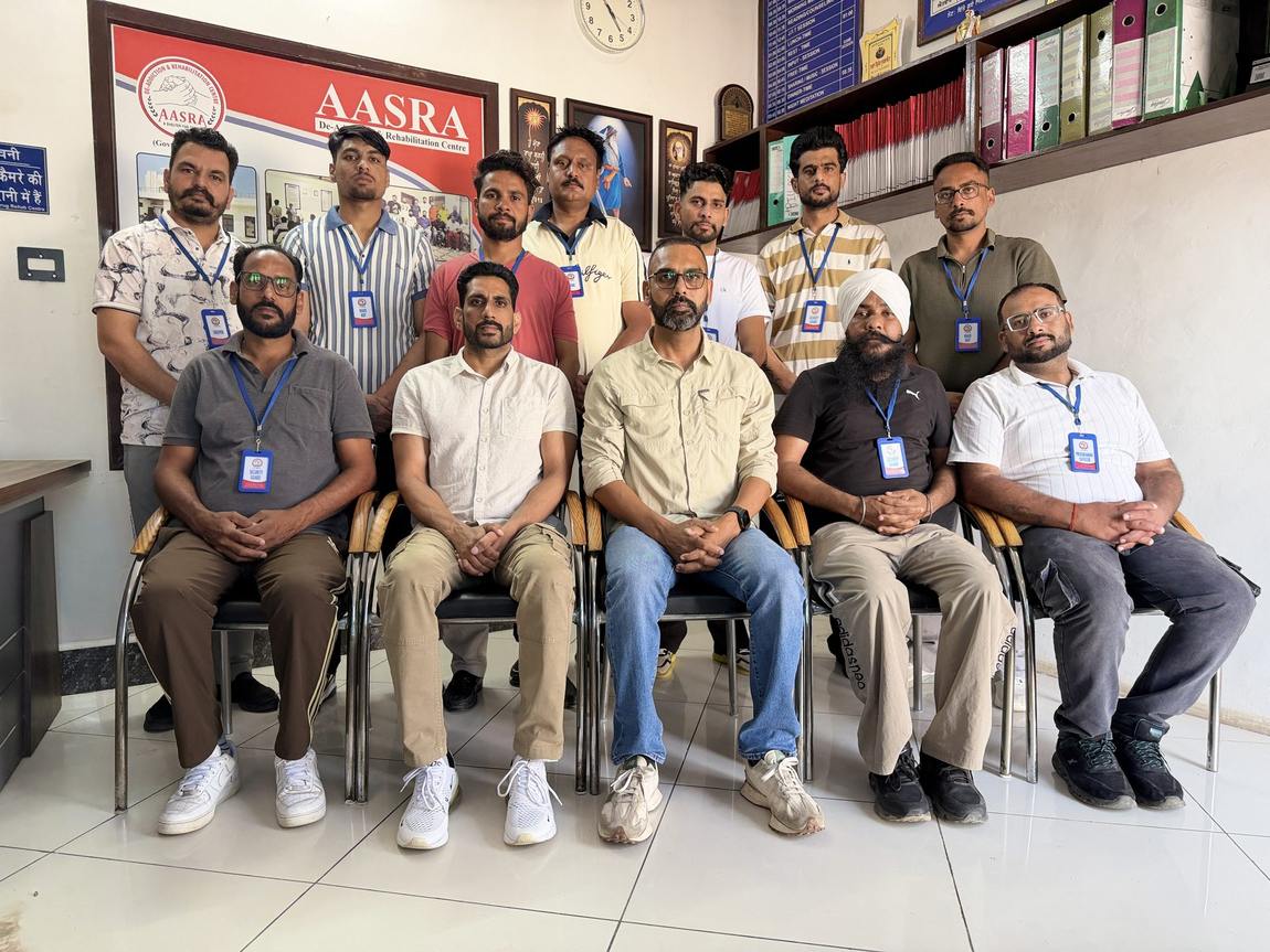 The Aasra team on duty